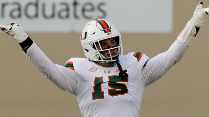 Miami Hurricanes DE Greg Rousseau falls in latest PFF mock draft