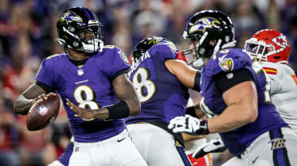 Baltimore Ravens quarterback Lamar Jackson (8) throws against the Detroit  Lions in the first half of an NFL football game in Detroit, Sunday, Sept.  26, 2021. (AP Photo/Duane Burleson Stock Photo - Alamy