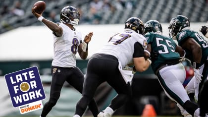 Late for Work 10/16: Ravens Near Unanimous Choice in Ravens vs. Eagles