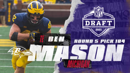 Ravens pick TE Ben Mason with No. 184 overall - Baltimore Beatdown