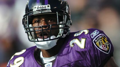 Photo: Baltimore Ravens' Derrick Martin warms-up prior to his game