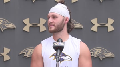 Baltimore Ravens rookie punter Jordan Stout rocking the Raps cap after a  win on Monday Night Football : r/torontoraptors