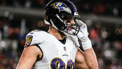 Tampa Bay, Florida, USA, August 26, 2023, Baltimore Ravens Tight End  Charlie Kolar #88 makes a run in the first quarter at Raymond James  Stadium. (Photo by Marty Jean-Louis/Sipa USA) Credit: Sipa