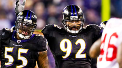 Terrell Suggs and Haloti Ngata switched jerseys for Ravens team