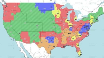 506 Sports - NFL Maps: Week 1, 2022