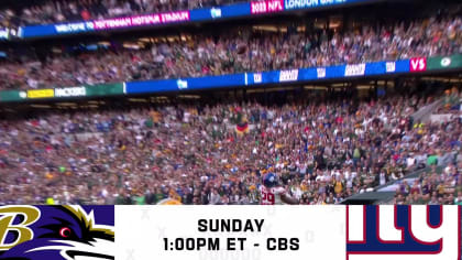 Baltimore Ravens vs. New York Giants  2022 Week 6 Game Highlights 