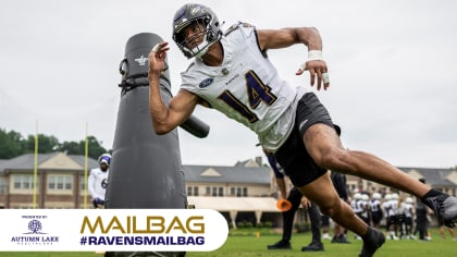 Baltimore Ravens quarterback Tyler Huntley (2) works out during the team's  NFL football training camp, Saturday, July 29, 2023, in Baltimore. (AP  Photo/Nick Wass Stock Photo - Alamy