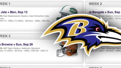 2010 NFL – Week 1 Schedule