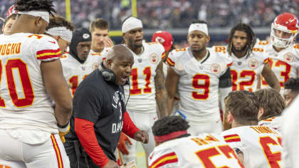 Patrick Mahomes comes to the defense of Eric Bieniemy after some Commanders  players were complaining about his coaching style.