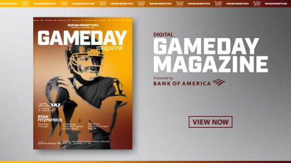 Washington Commanders Gameday Magazine  Washington Commanders - Commanders. com