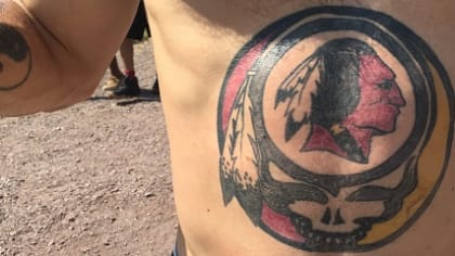 washington redskins tattoo