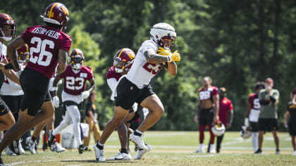 Washington Commanders running back Chris Rodriguez Jr. (23