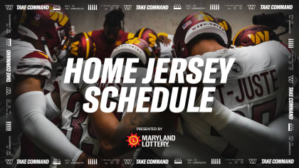 Commanders announce 2023 home jersey schedule