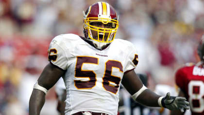 14 August 2004: LaVar Arrington, Redskins LB. The Carolina Panthers  defeated the Washington Redskins 23-20