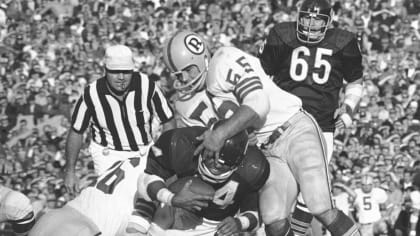 Larry Morris Los Angeles Rams 1955-57, Chicago Bears 1959-65 and Atlanta  Falcons 1966.