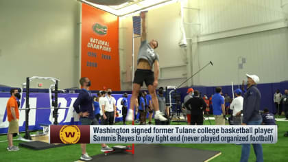 Washington signs Chilean tight end Sammis Reyes, a former college  basketball player - The Washington Post