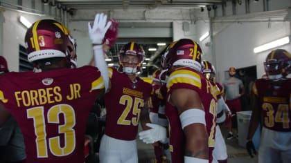 Washington Commanders cornerback Benjamin St-Juste (25) against