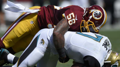 14 August 2004: Chris Clemons (57), Redskins LB. The Carolina