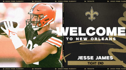 Cleveland Browns sign tight end Jesse James to active roster - On3