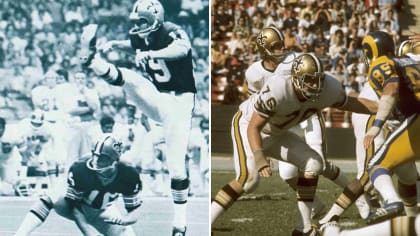 The Saints wore all white road uniforms for one season in 1975