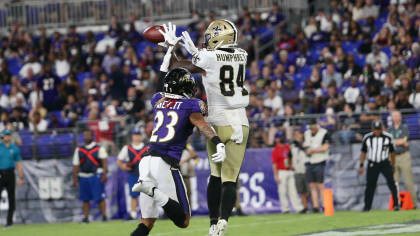 Saints QB Jameis Winston TD pass to Lil'Jordan Humphrey - Saints-Ravens  Highlights 2021 NFL Preseason Week 1