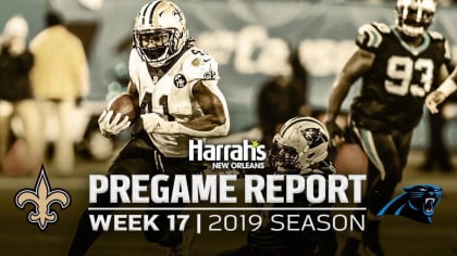 Pregame Report: New Orleans Saints at Carolina Panthers