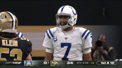 Colts 7-34 Saints (Dec 16, 2019) Final Score - ESPN