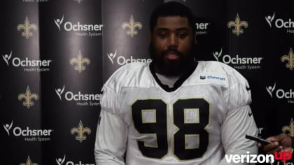 Houston Texans defensive tackle Sheldon Rankins (98) is introduced