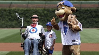 Chicago Cubs mascot Clark greets fans at the 29th Annual Cubs