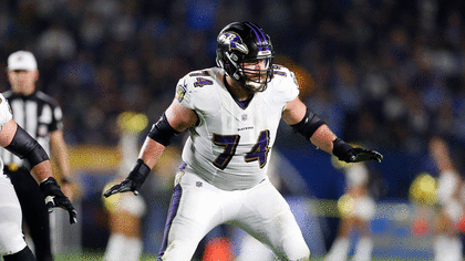 New Orleans Saints offensive tackle James Hurst (74) lines up for a play  against the Seattle Seahawks during an NFL football game in New Orleans,  Saturday, Oct. 9, 2022. (AP Photo/Derick Hingle