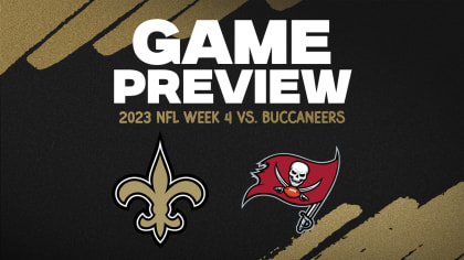 New Orleans Saints vs Tampa Bay Buccaneers on October 1