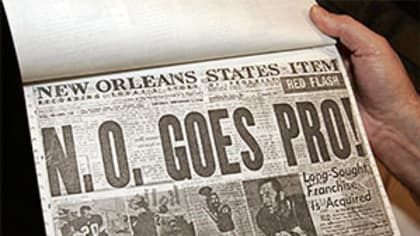 On this day in 1966 - the Saints were - New Orleans Saints