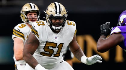 New Orleans Saints center Cesar Ruiz (51) in action during an NFL