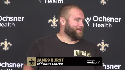 Saints re-sign tackle James Hurst