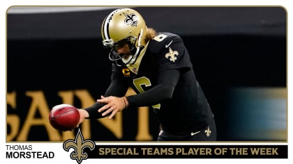 No.6 Thomas Morstead New Orleans Saints 2009-2020 Once A Saint