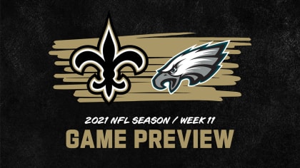 See images from Philadelphia Eagles game against New Orleans Saints — NFL,  Week 11