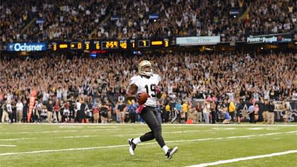 Chargers quarterback Drew Brees in the second half as the San