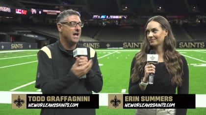 Calvin Throckmorton joins former Saints at OL Masterminds summit