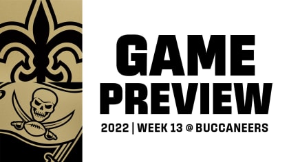 Bucs vs. Saints Game Center - Week 13 2022