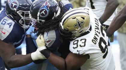 Tennessee Titans vs. New Orleans Saints: Week 10 2021 NFL season.