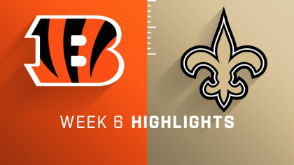 Cincinnati Bengals vs. New Orleans Saints: Live updates from Week 6′s 1  p.m. start 