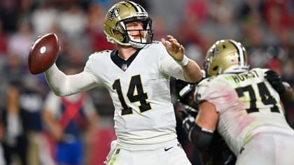 New Orleans Saints' Chris Olave (12) during the second half of an NFL  football game against the the Arizona Cardinals, Thursday, Oct. 20, 2022,  in Glendale, Ariz. (AP Photo/Darryl Webb Stock Photo - Alamy