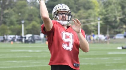 Saints return to practice after off day, release QB J.T. Barrett