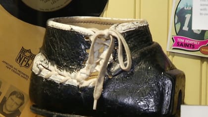 Tom Dempsey's Kicking Shoe I Bullock Texas State History Museum