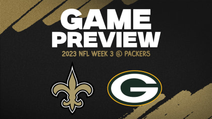 2023 NFL Week 3: Packers vs. Saints Game Preview