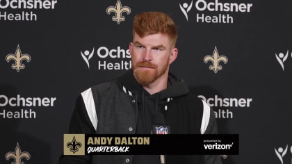 Andy Dalton on Cam Jordan, Win  Eagles vs. Saints 2022 Week 17 Postgame  Interview 