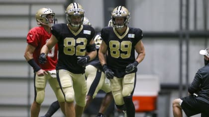 Adam Trautman #82 New Orleans Saints