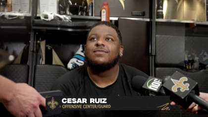 Saints sign starting guard Cesar Ruiz to four-year extension