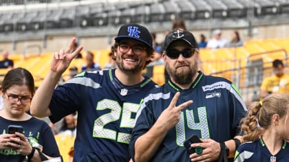 Acrisure Stadium. 13th Aug, 2022. George Pickens #14 during the Pittsburgh  Steelers vs Seattle Seahawks game in Pittsburgh, PA at Acrisure Stadium.  Jason Pohuski/CSM/Alamy Live News Stock Photo - Alamy