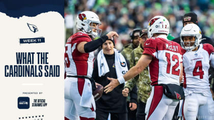 Cardinals Vs. Seahawks Week 11 Thursday Night Game Open Discussion